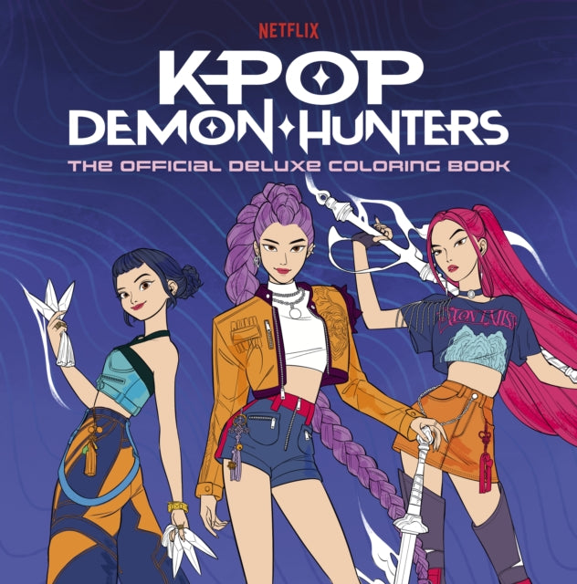 KPop Demon Hunters: The Official Deluxe Colouring Book - 9781804964026