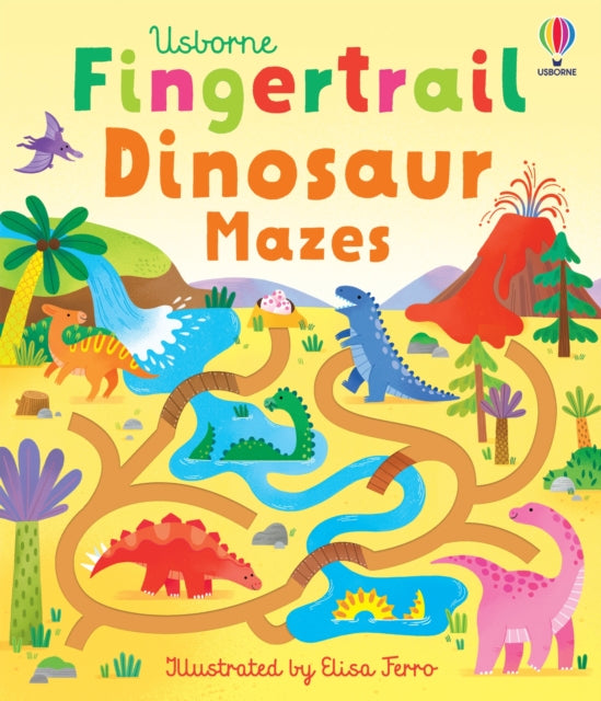 Fingertrail Dinosaur Mazes - 9781805071150