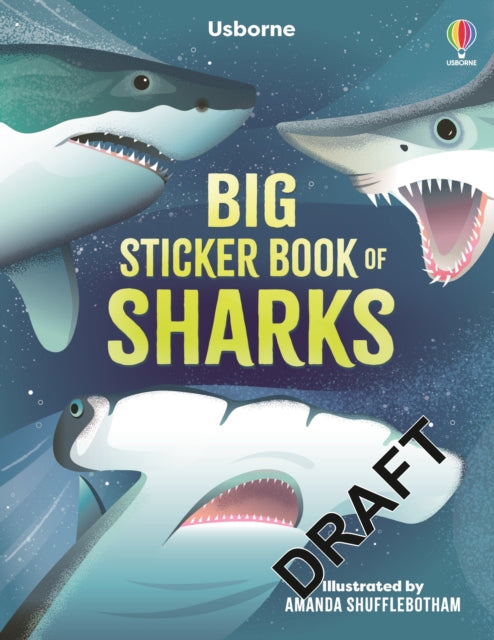 Big Sticker Book of Sharks - 9781805072775