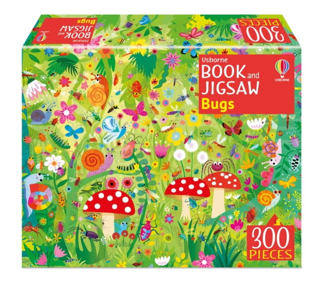 Usborne Book and Jigsaw Bugs - 9781805077879