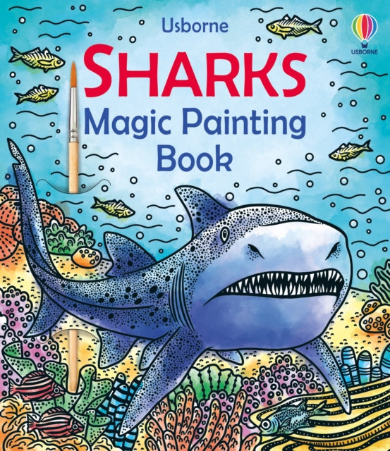 Sharks Magic Painting Book - 9781805079385