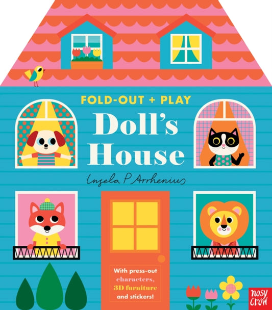 Fold-Out + Play: Doll's House : Build your own 3D house with interactive play pieces and stickers - 9781805133551