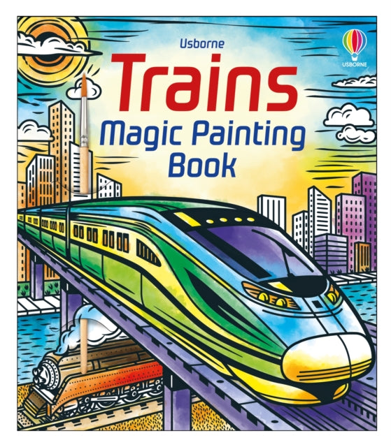 Trains Magic Painting Book - 9781805312925