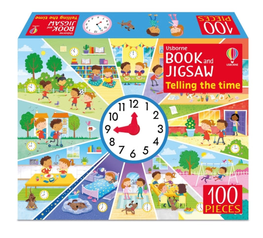 Usborne Book and Jigsaw Telling the Time - 9781805312932