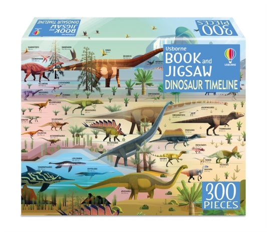 Book and Jigsaw Dinosaur Timeline - 9781805315865