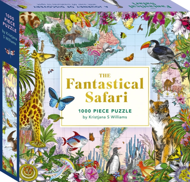 The Fantastical Safari: 1000-piece Jigsaw Puzzle : A Journey of Discovery - 9781805701781