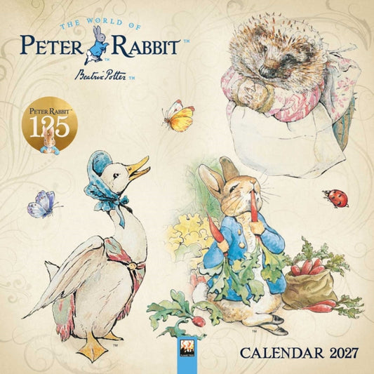 The World of Peter Rabbit Wall Calendar 2027 (Art Calendar) - 9781806940028