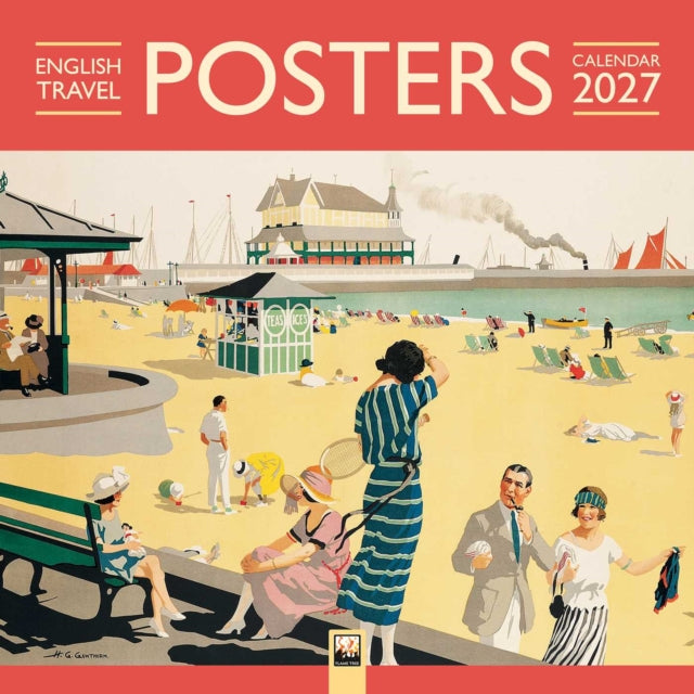 English Travel Posters Wall Calendar 2027 (Art Calendar) - 9781806940417