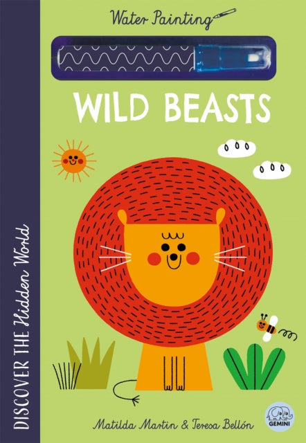 Hidden World - Water Painting Wild Beasts - 9781836160915