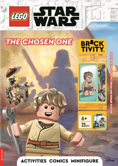 LEGO® Star Wars™: The Chosen One Activity Book (with Anakin Skywalker minifigure, pit droid and repair station) - 9781837250837
