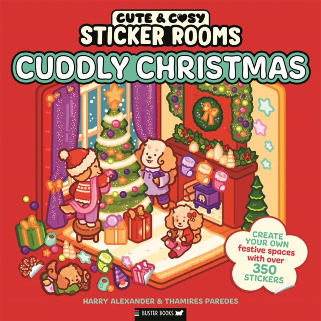 Sticker Rooms: Cuddly Christmas - 9781837252060
