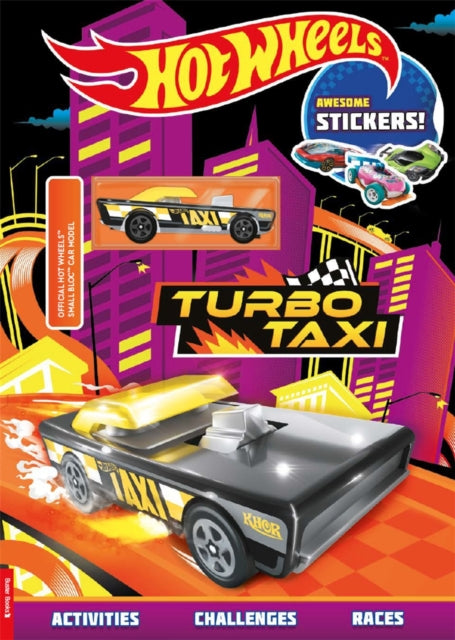 Hot Wheels™: Turbo Taxi Sticker Activity Book (Toy Car Included) - 9781837252183