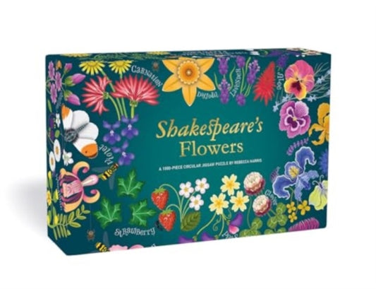 Shakespeare’s Flowers : A 1000-Piece Circular Jigsaw Puzzle - 9781837760541