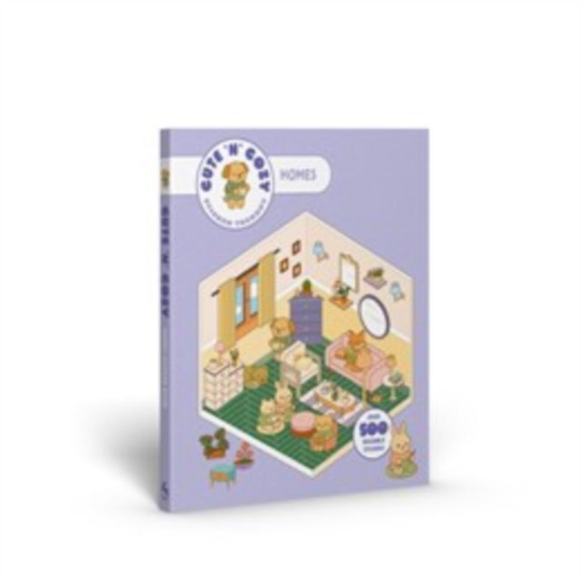 Cute 'n' Cozy Sticker Therapy: Homes : Over 500 reusable stickers! - 9781837761418