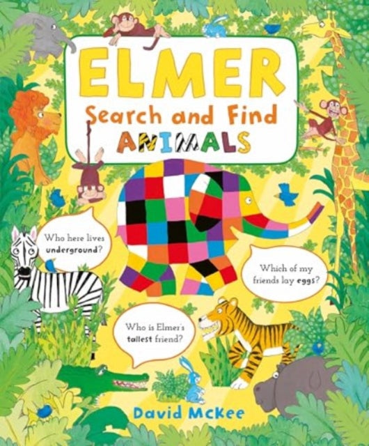 Elmer Search and Find Animals - 9781839133725