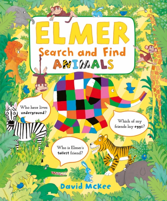 Elmer Search and Find Animals - 9781839133725