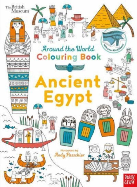 British Museum: Around the World Colouring: Ancient Egypt - 9781839949999