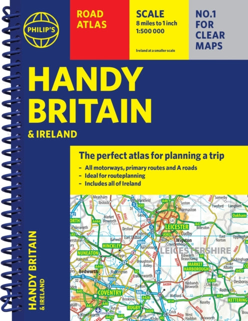 Philip's Handy Atlas Britain : Spiral A5 - 9781849077057