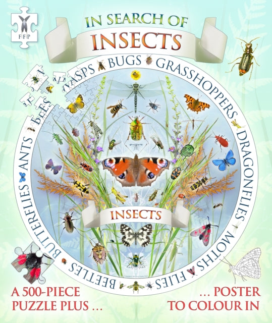 In Search of Insects Jigsaw and Poster - 9781908489616