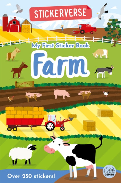 Stickerverse: My First Sticker Book Farm - 9781917082648
