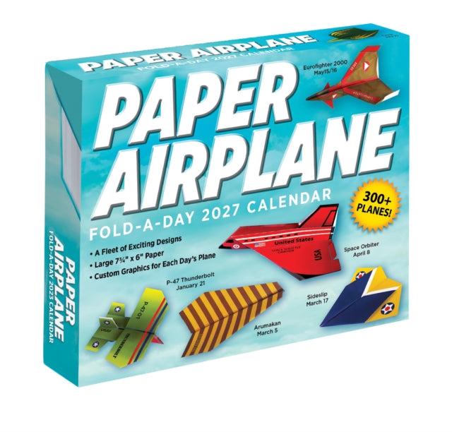Paper Airplane 2027 Fold-A-Day Calendar - 9798881608446