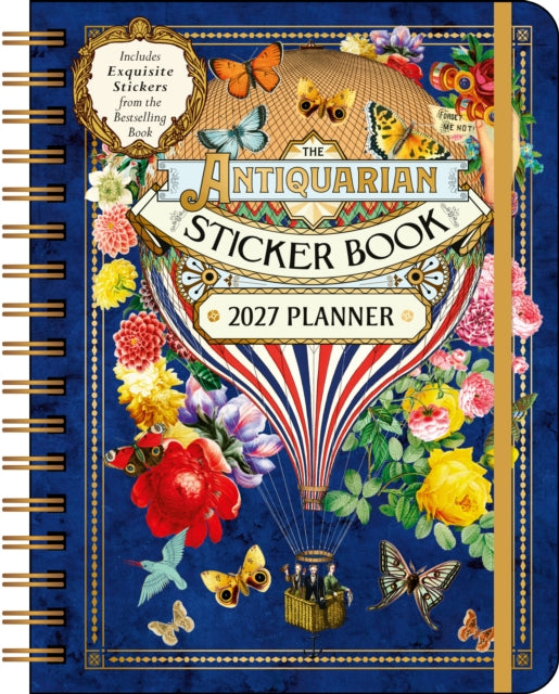 The Antiquarian Sticker Book 2027 Monthly/Weekly Planner Calendar - 9798881608620