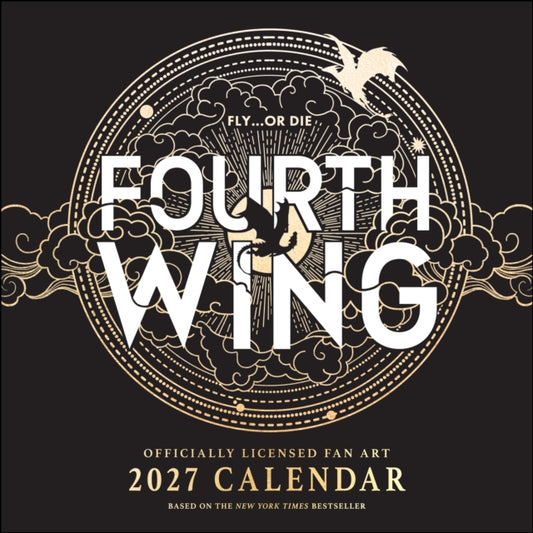 Fourth Wing Officially Licensed Fan Art 2027 Wall Calendar - 9798881611323