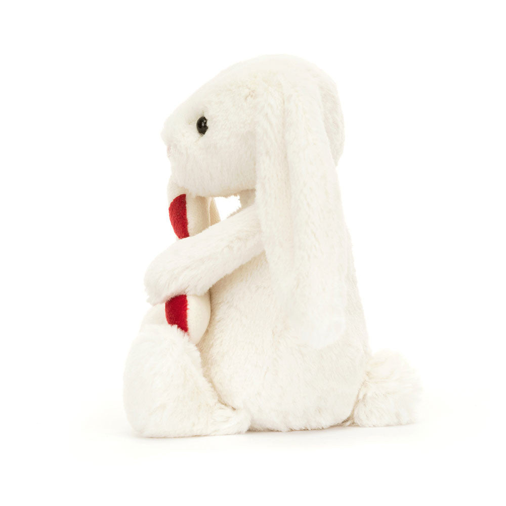 Bashful Bunny with Candy Cane